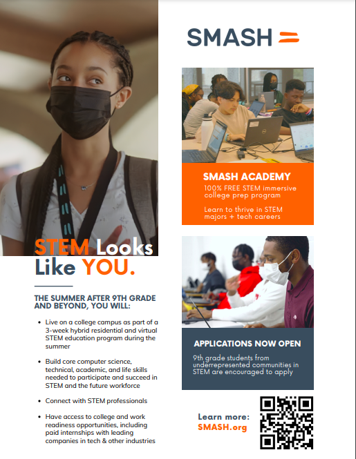  SMASH Academy Flyer